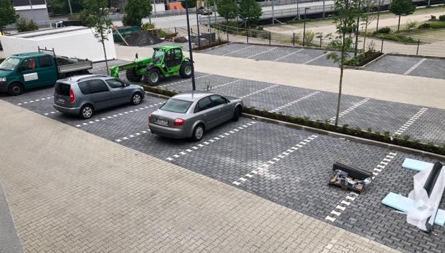 Neue Parkplatzfläche